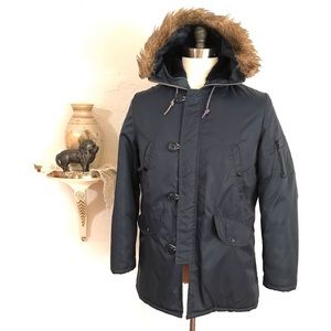 Men’s Vintage Campus Military Style Flight Jacket